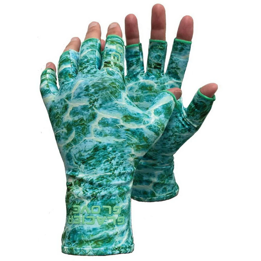 Glacier Outdoor Guantes Abaco Sun Green Water Camo 009vr