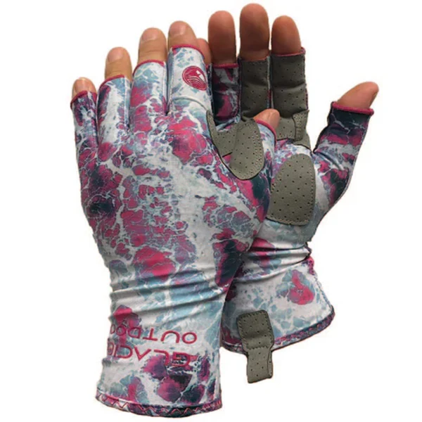 Glacier Outdoor Guantes Ascencion Bay Sun Glove Pink Camo 007pk