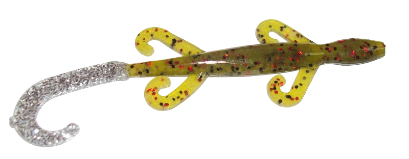 MINI LIZARD WATERMELON RED SILVER TAIL
