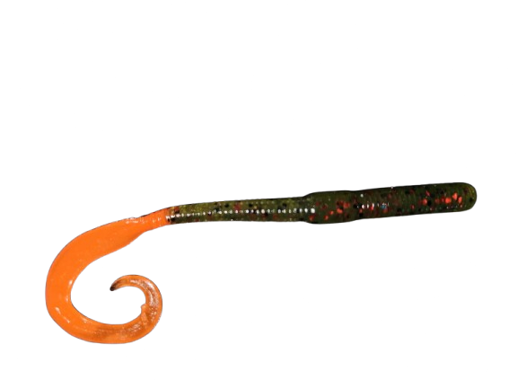 CURLY TAIL WATERMELON RED ORANGE TAIL