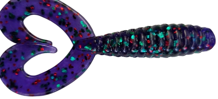 TWIN TAIL GRUB JUNE BUG RED