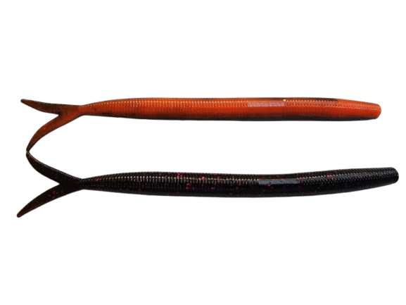 FISH TAIL BLACK RED NEON ORANGE LAM