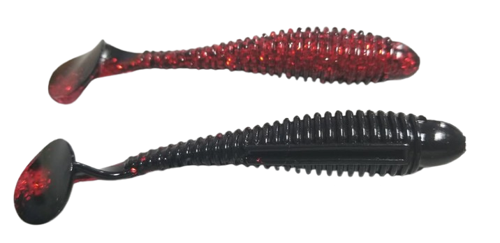 RING SWIM BAIT BLACK RUBY