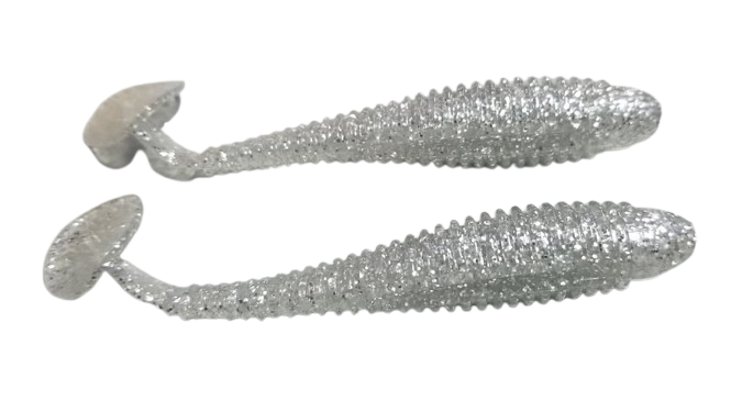 RING SWIM BAIT CLEAR SILVER GLITTER