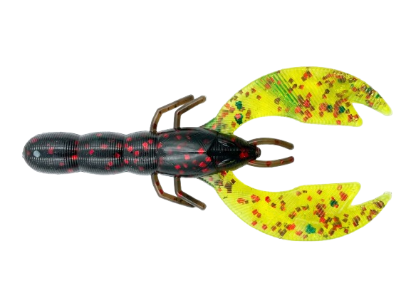 CRAW BLACK RED NEON TENAZA CHART GLASS
