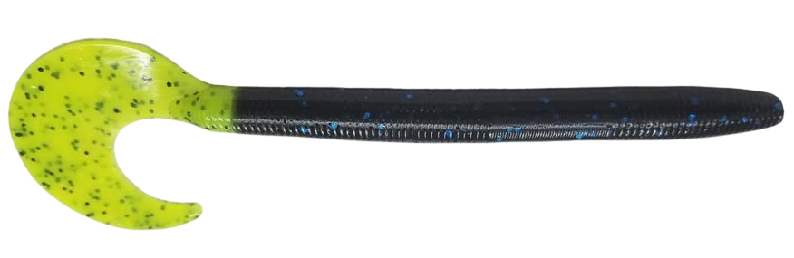 SUPER GRUB BLACK BLUE NEON CHART PEPPER TAIL