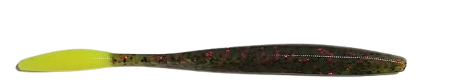 DROP SHOT WORM WATERMELON RED CHART TAIL