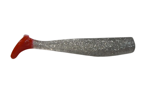 MINNOW CLEAR SPARKLE RED TAIL