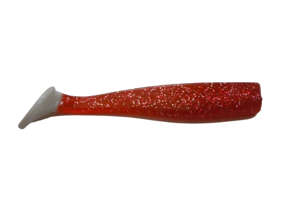 MINNOW RED SPARKLE WHITE TAIL