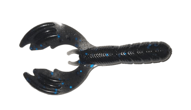 CRAW 4" BLACK BLUE NEON