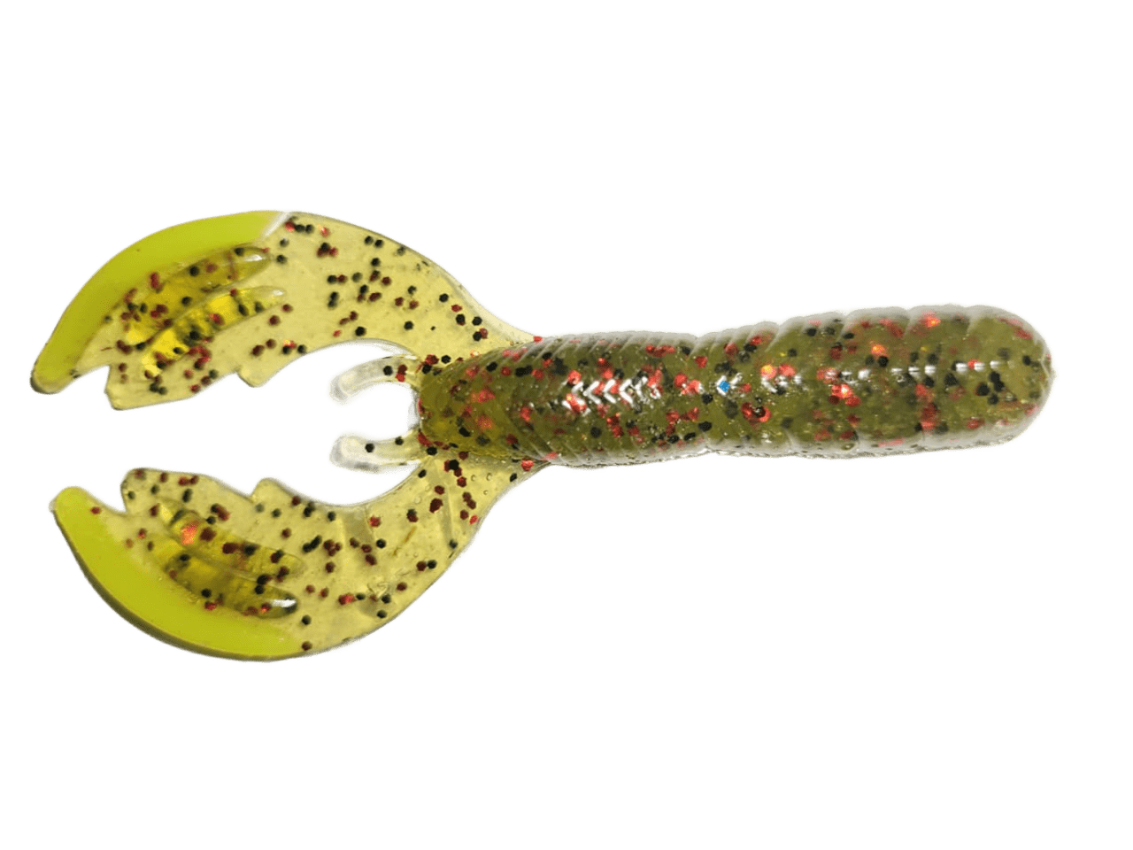 CRAW 4" WATERMELON RED TENAZA CHARTREUSE