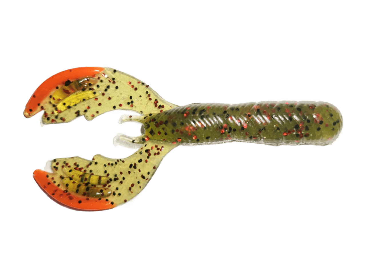 CRAW 4" WATERMELON RED TENAZA ORANGE