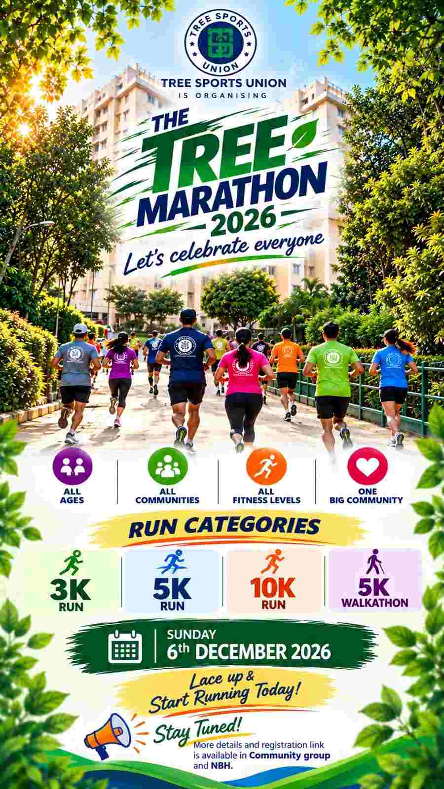 The Tree Marathon 2026 banner