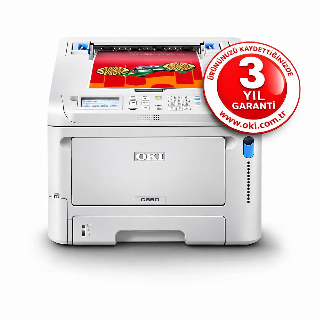 OKI C650DN 3 Yıl Garanti