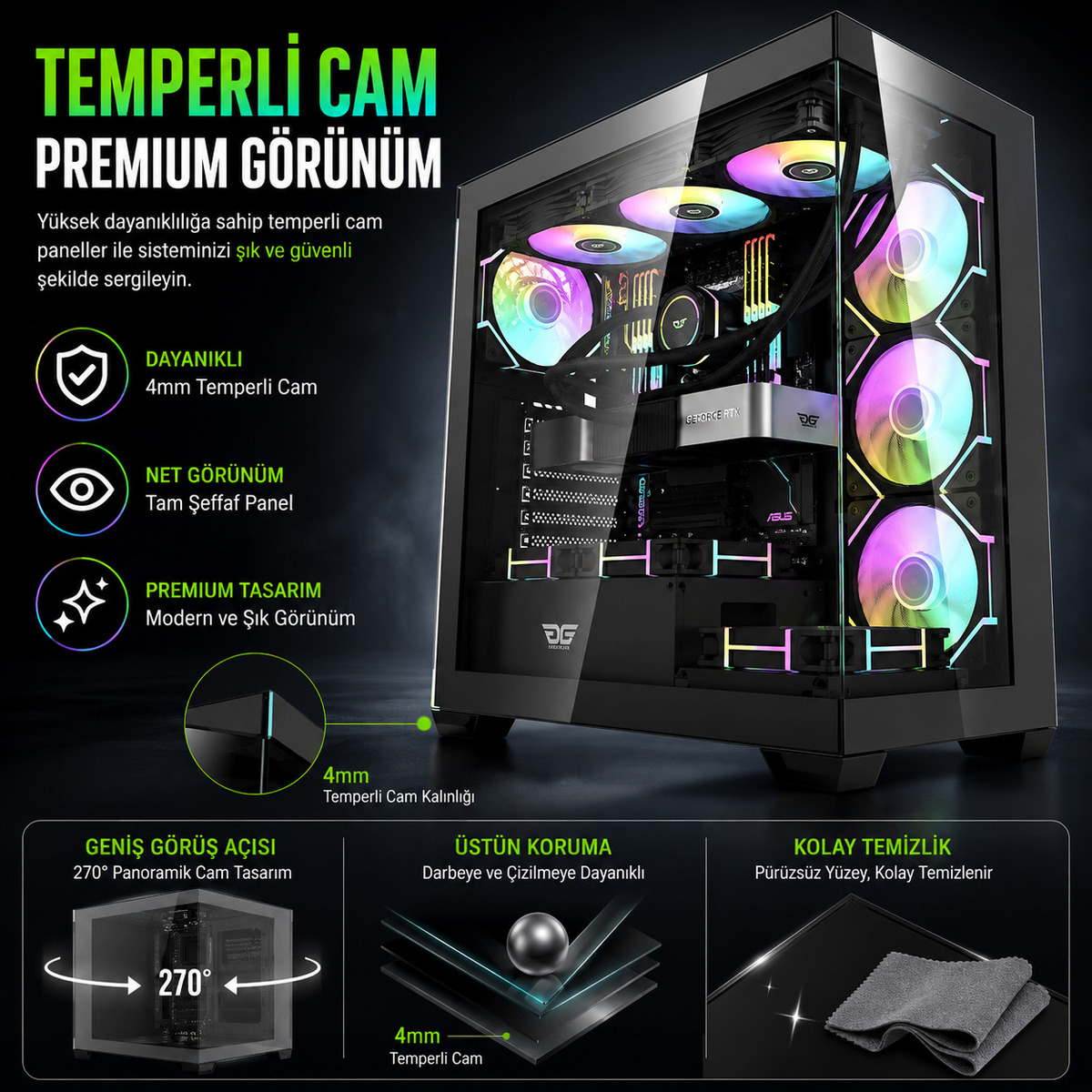 Temperli Cam Panoramik Tasarım