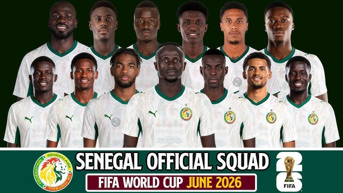 Senegal World Cup 2026 final 26-man squad announced