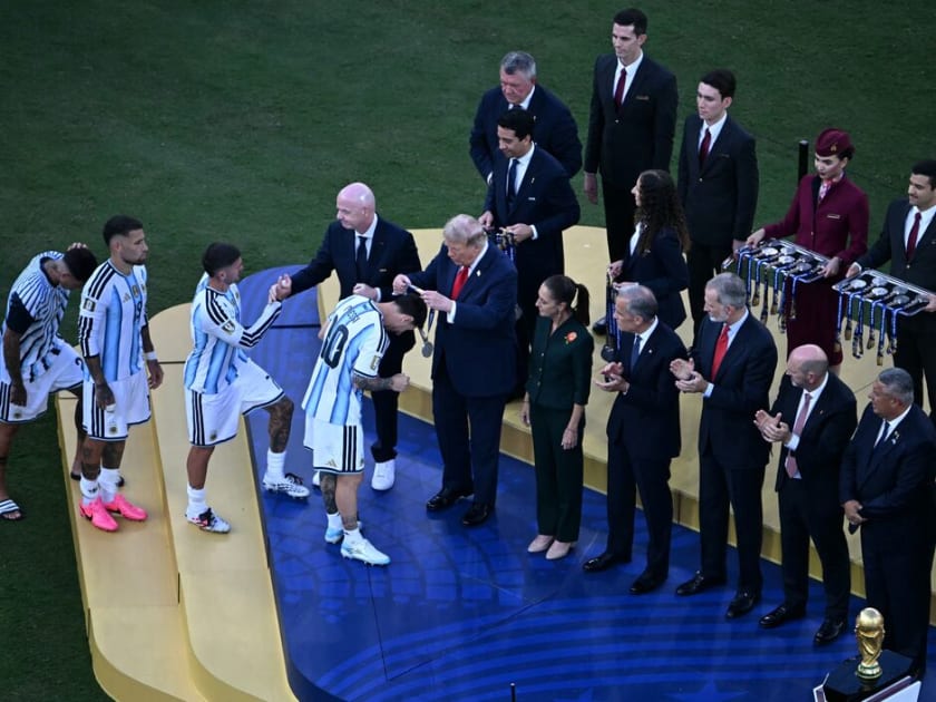 Cristian Romero snubs Trump handshake after World Cup final