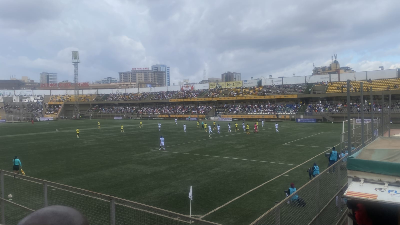 Uganda and Zambia in action at Hamz Stadium