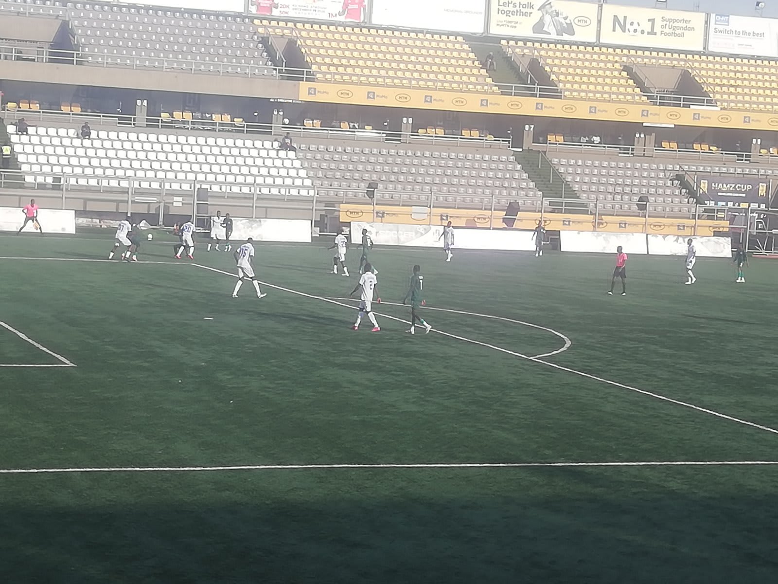 Concrete defence stand of URA fc