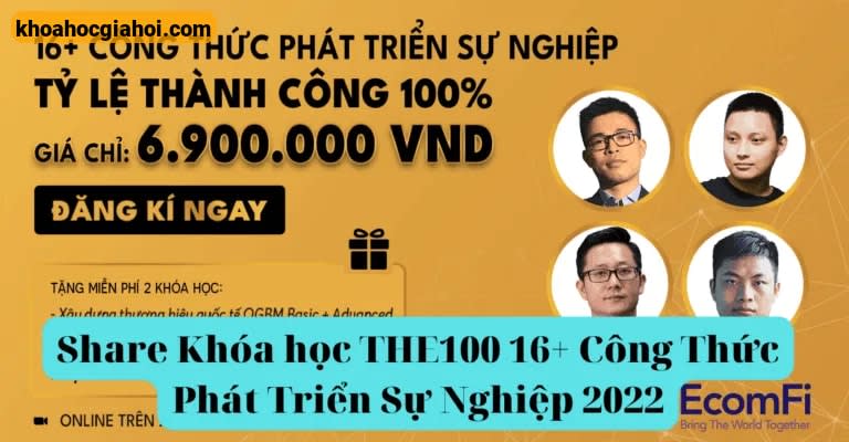 Khóa Học The100 16+ Công Thức Phát Triển Sự Nghiệp