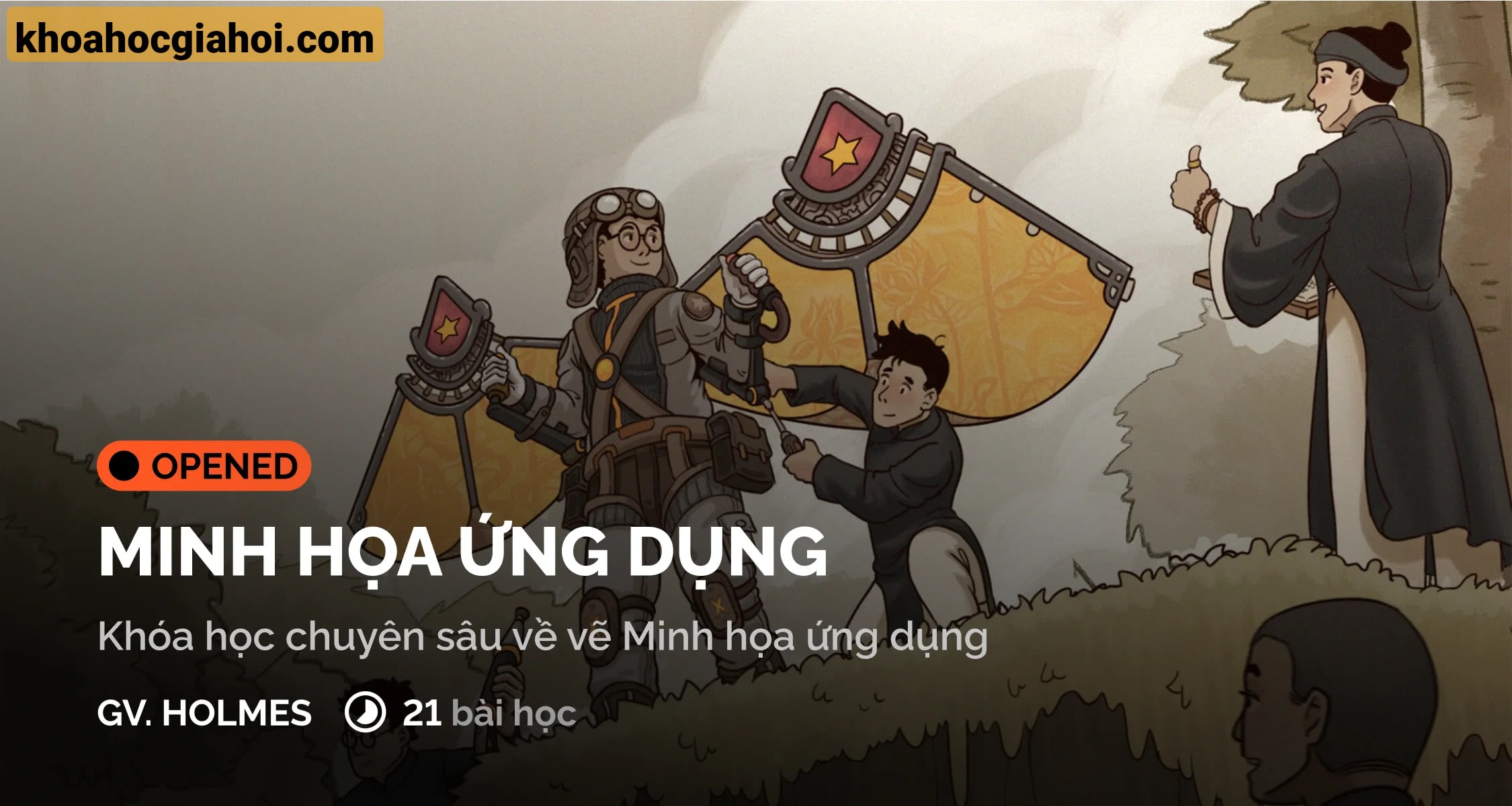 Khóa Học Minh Họa Ứng Dụng – Học Vẽ Sáng Tạo Cùng Digiart Academy