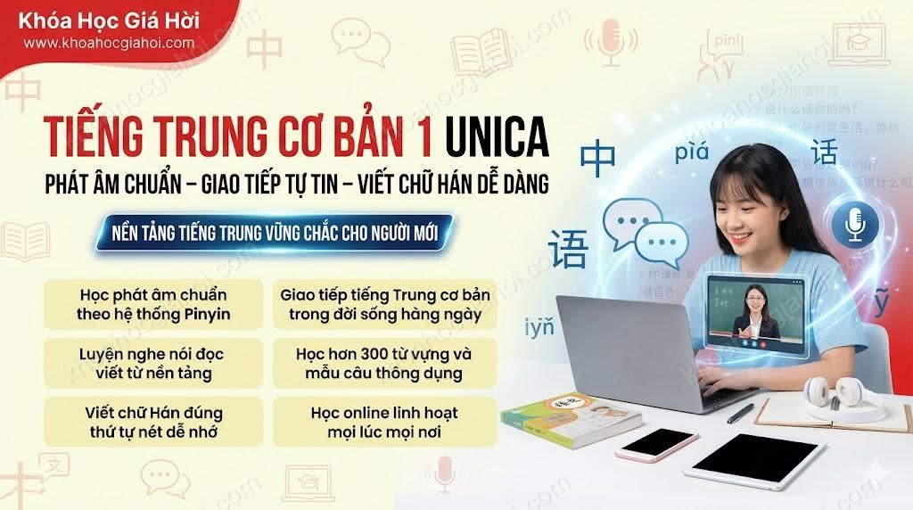 Tiếng Trung Cơ Bản 1 Unica