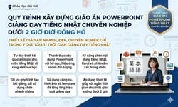 Quy Trình Xây Dựng Giáo Án Powerpoint Giảng Dạy Tiếng Nhật Chuyên Nghiệp Dưới 2 Giờ Đồng Hồ