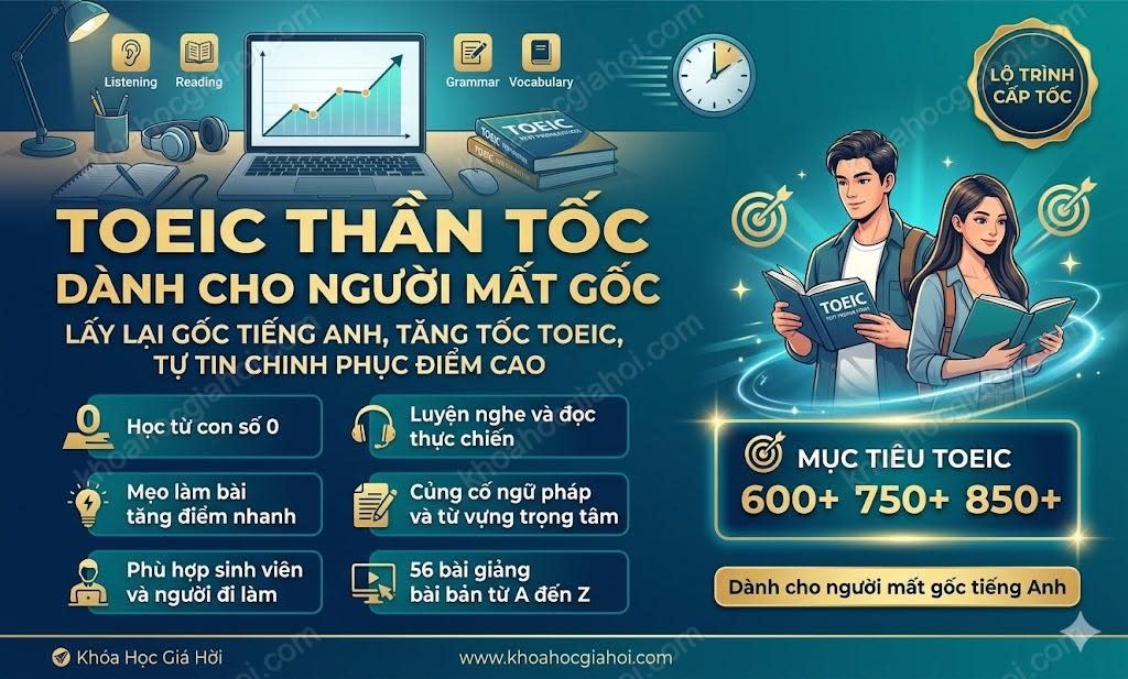 Toeic Thần Tốc Dành Cho Người Mất Gốc