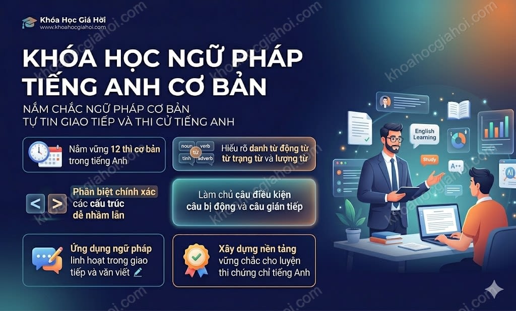 Khóa Học Ngữ Pháp Tiếng Anh Cơ Bản