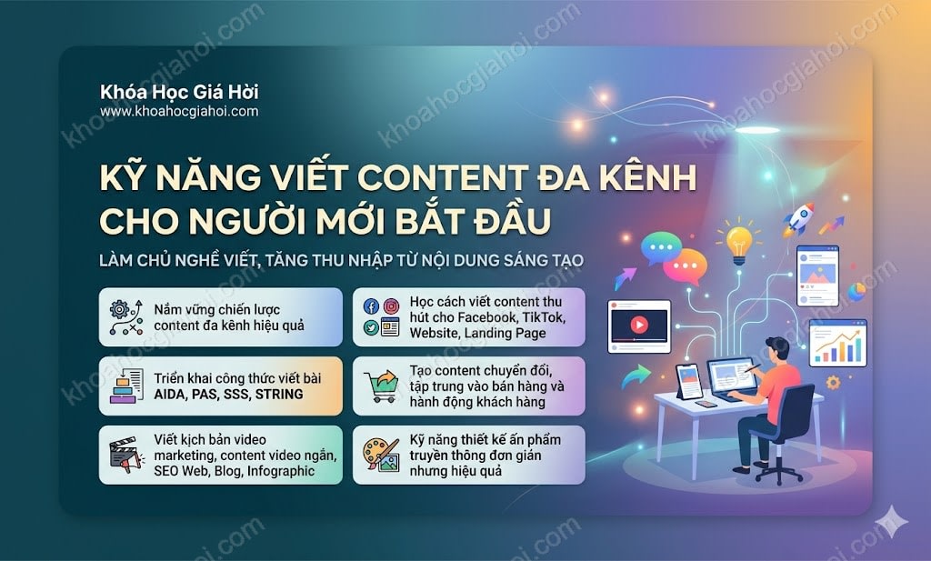 Kỹ Năng Viết Content Đa Kênh Cho Người Mới Bắt Đầu