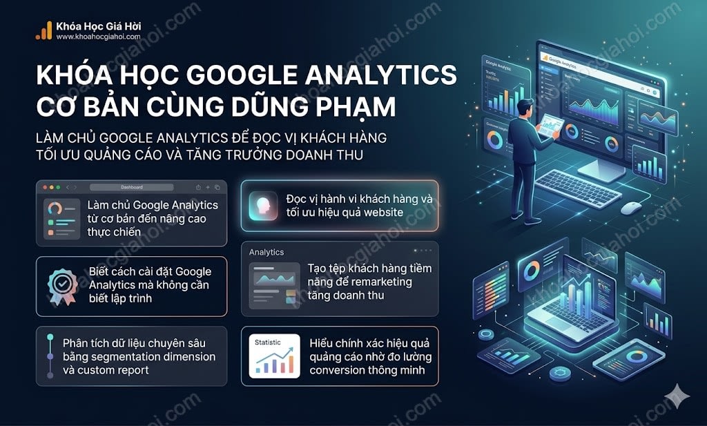 Khóa Học Google Analytics Cơ Bản Cùng Dũng Phạm