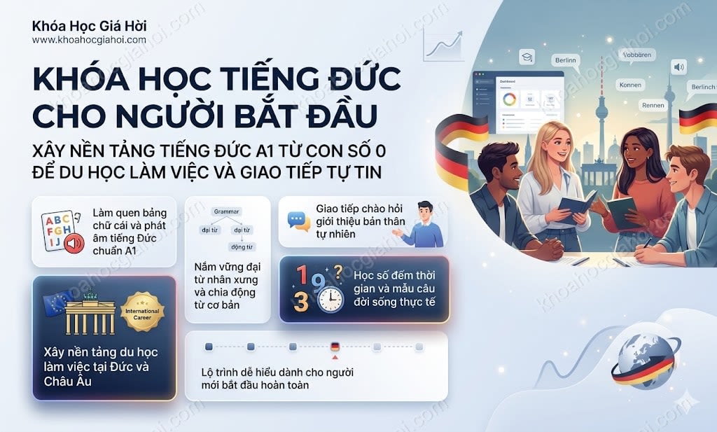 Khóa Học Tiếng Đức Cho Người Bắt Đầu