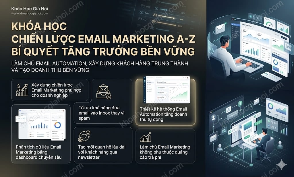 Khóa Học Chiến Lược Email Marketing A-Z: Bí Quyết Tăng Trưởng Bền Vững