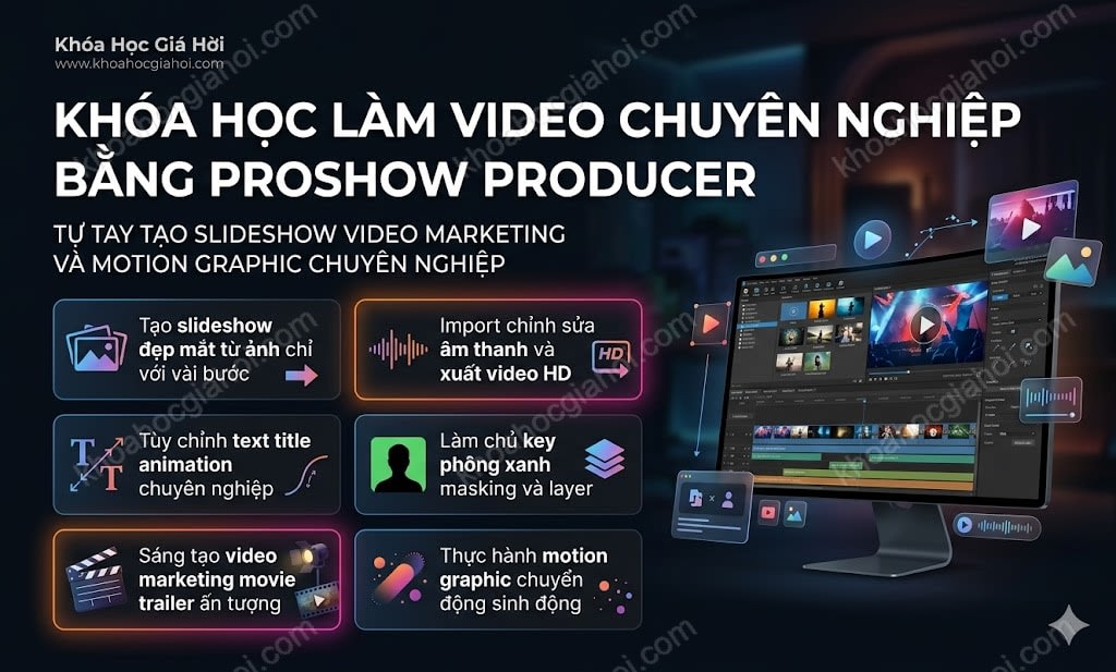 Khóa Học Làm Video Chuyên Nghiệp Bằng Proshow Producer