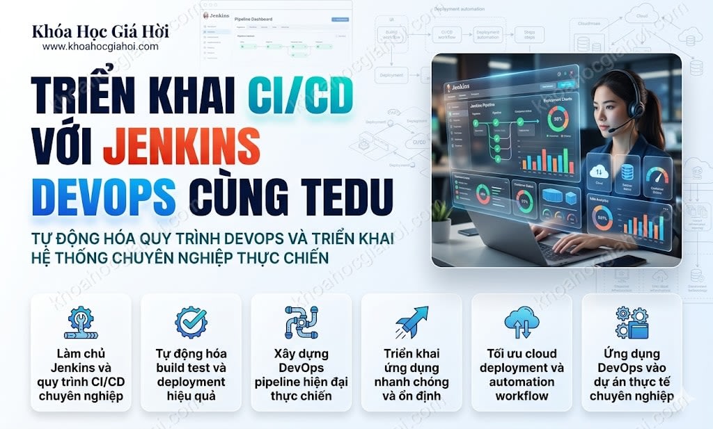 Triển Khai CI/CD Với Jenkins Devops Cùng Tedu