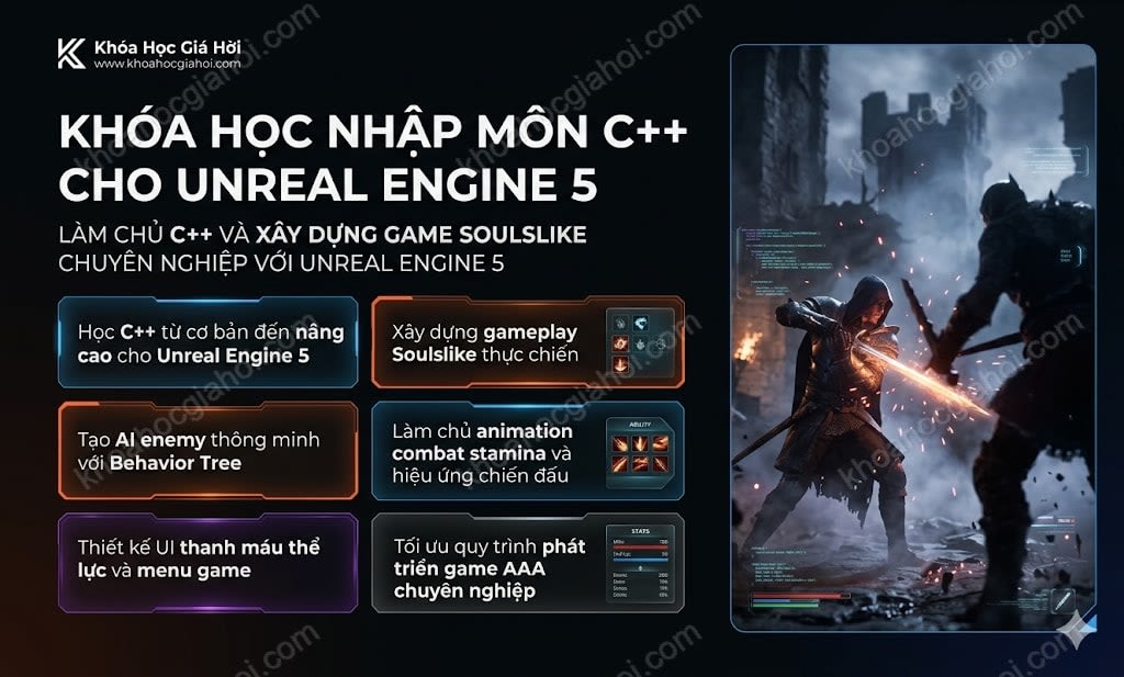 Khóa Học Nhập Môn C++ Cho Unreal Engine 5