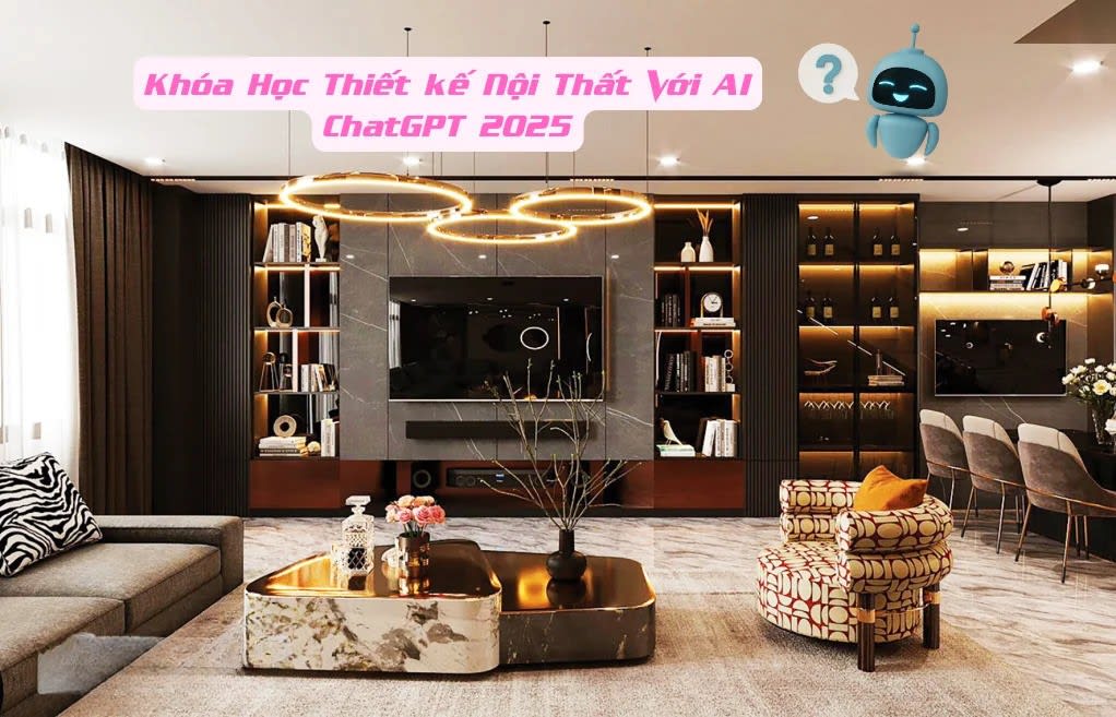 Khóa Học Thiết kế Nội Thất Với AI ChatGPT 2025