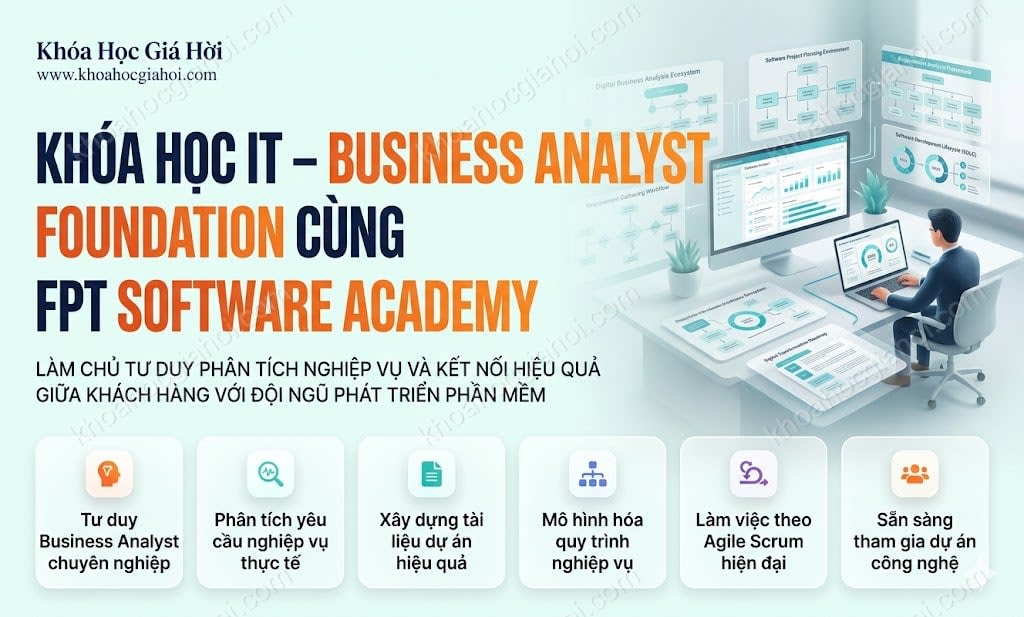 Khóa Học IT – Business Analyst Foundation Cùng Fpt Software Academy