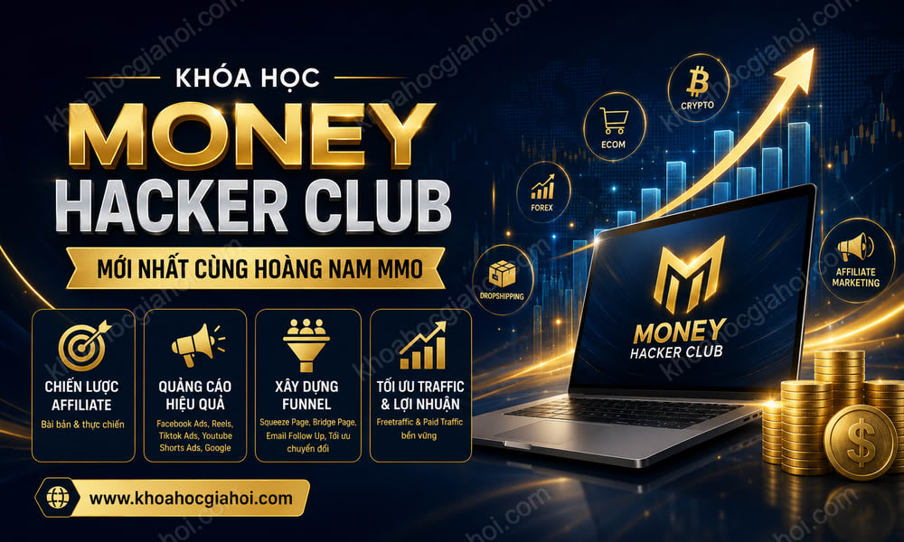 Khóa Học Money Hacker Club Mới Nhất Cùng Hoàng Nam MMO