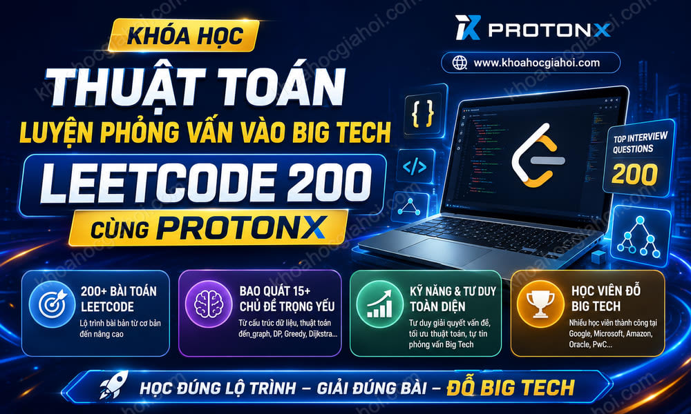 Combo 2 Khoá Học Thuật Toán Thực Chiến DSA For Coding Interview - Giúp Bạn Chinh Phục Big Tech Cùng Fse