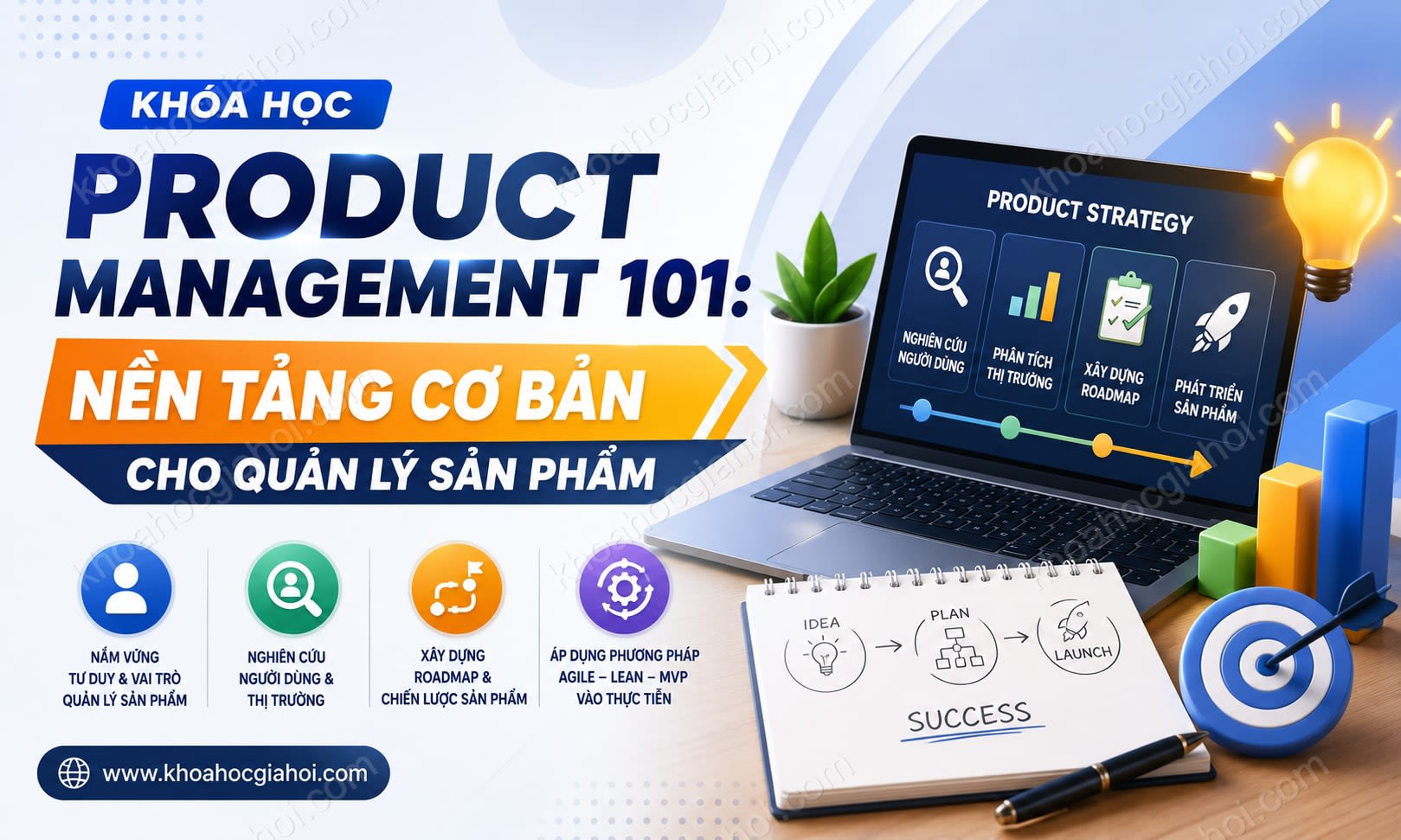 Khóa Học Product Management 101: Nền Tảng Cơ Bản Cho Quản Lý Sản Phẩm