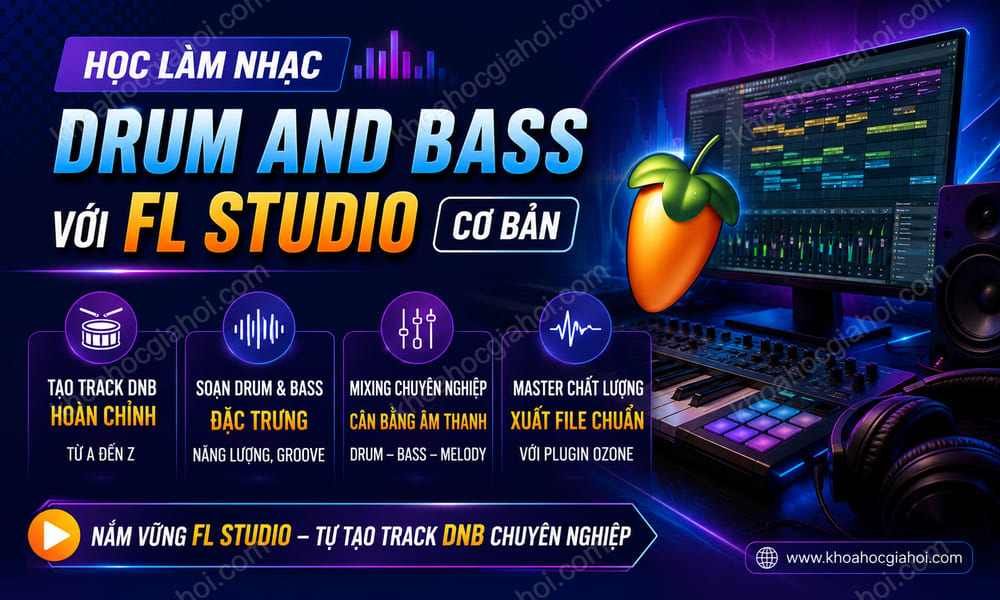 Học Làm Nhạc Drum And Bass Với FL Studio Cơ Bản