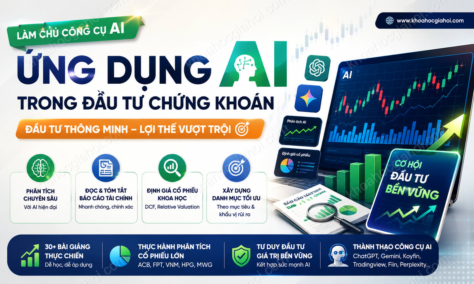 Khóa Học Ứng Dụng AI Trong Đầu Tư Chứng Khoán