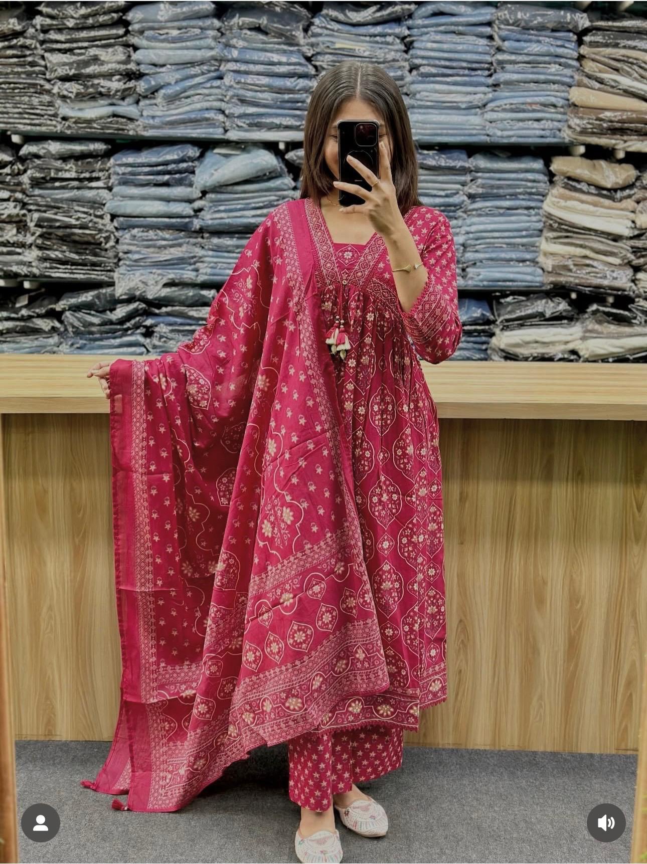 KURTI WITH PLAZZO WITH DUPATTA