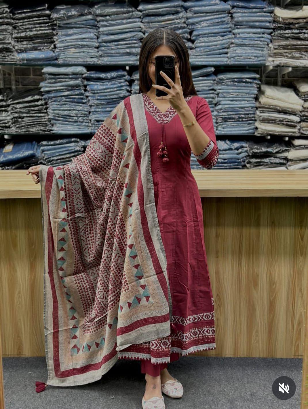 KURTI WITH PLAZZO WITH DUPATTA