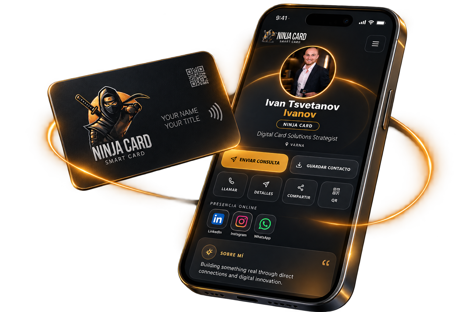 Ninja Card Free — твоята дигитална визитка