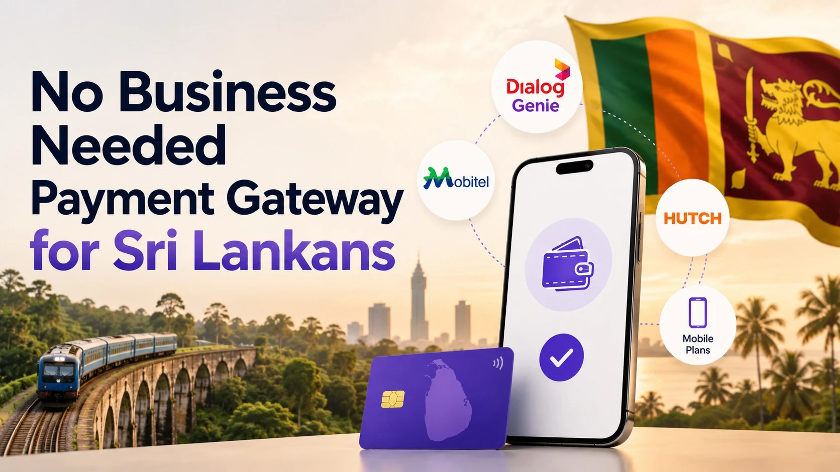 Pasarela de pago para los sri lankeses - acepta pagos en línea sin una empresa registrada