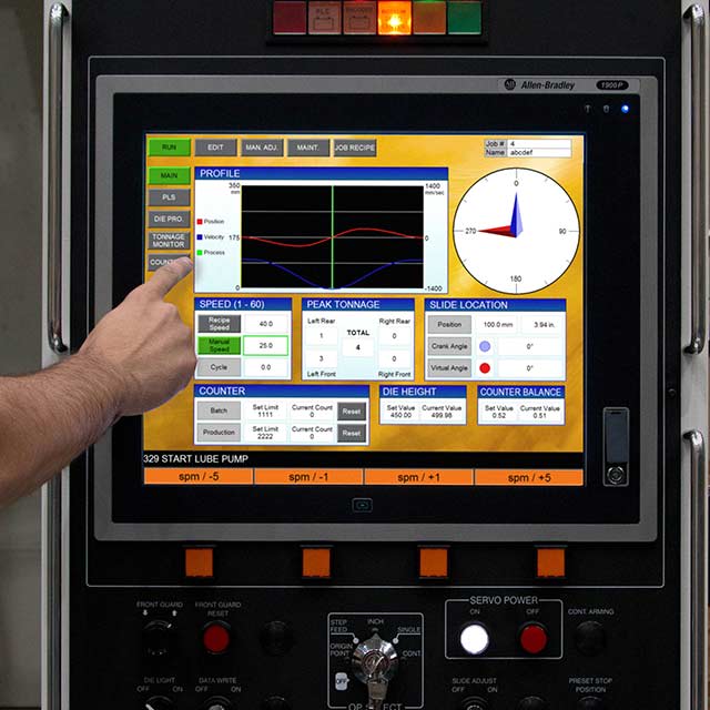 Servo Press Application Training, AIDA Servo Press Control