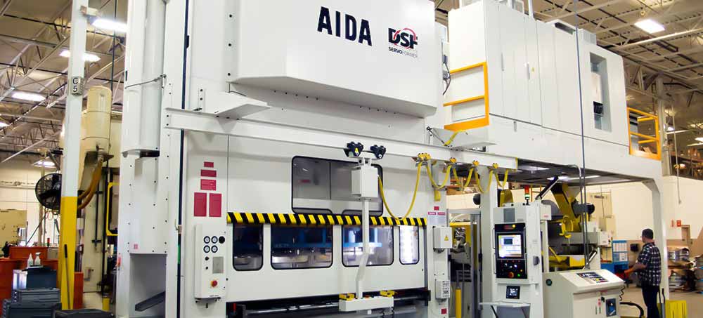 AIDA DSF-M2-4000, 400 Ton Servo Press