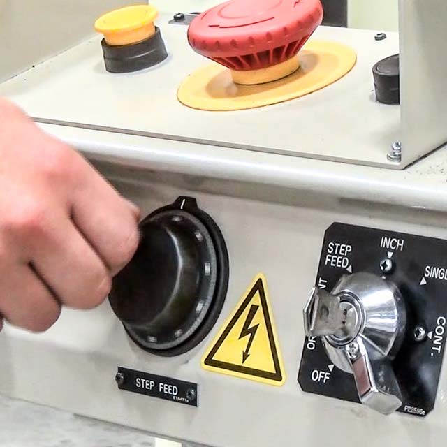 AIDA Servo Press CNC Handwheel Control for Small Presses (300 Tons and Below)